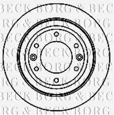 BORG & BECK bbd5188 -  Тормозной диск